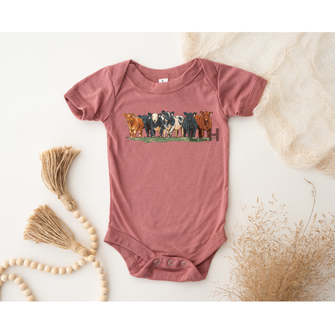 Spring Cattle Round Up | Infant Onesie