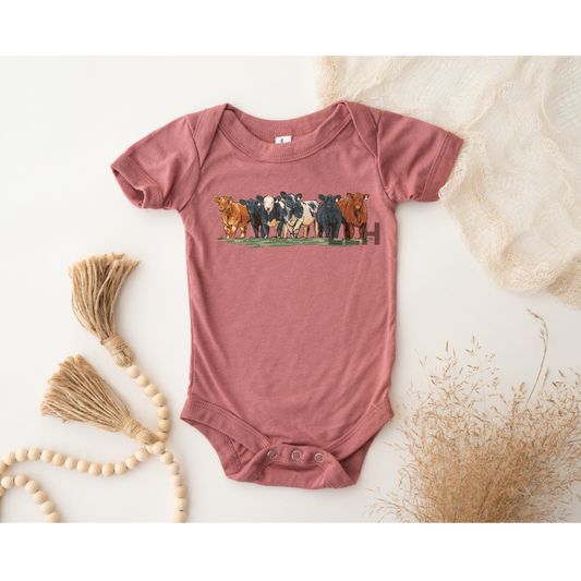 Spring Cattle Round Up | Infant Onesie