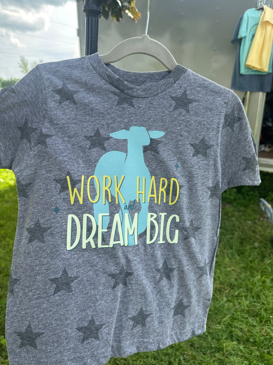 Work Hard & Dream Big {Lamb} | Toddler Tee