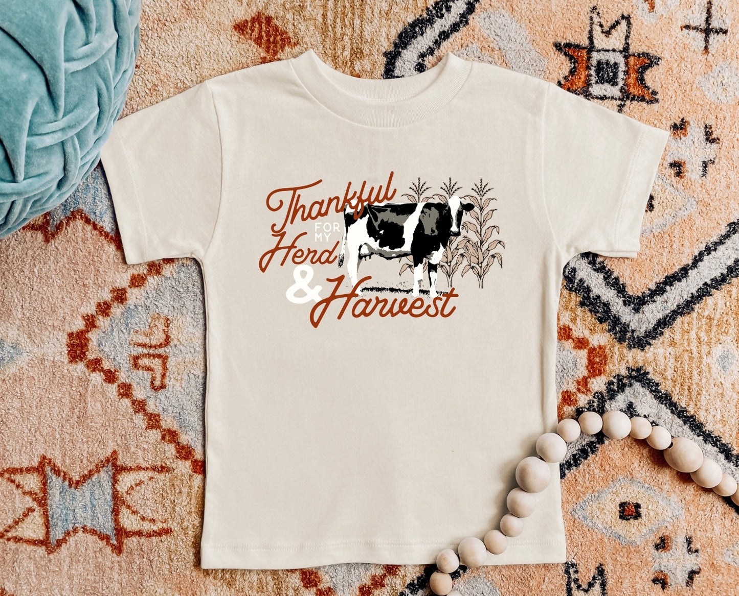 Thankful for my Dairy Herd & Harvest  | Infant, Toddler + Youth Tee