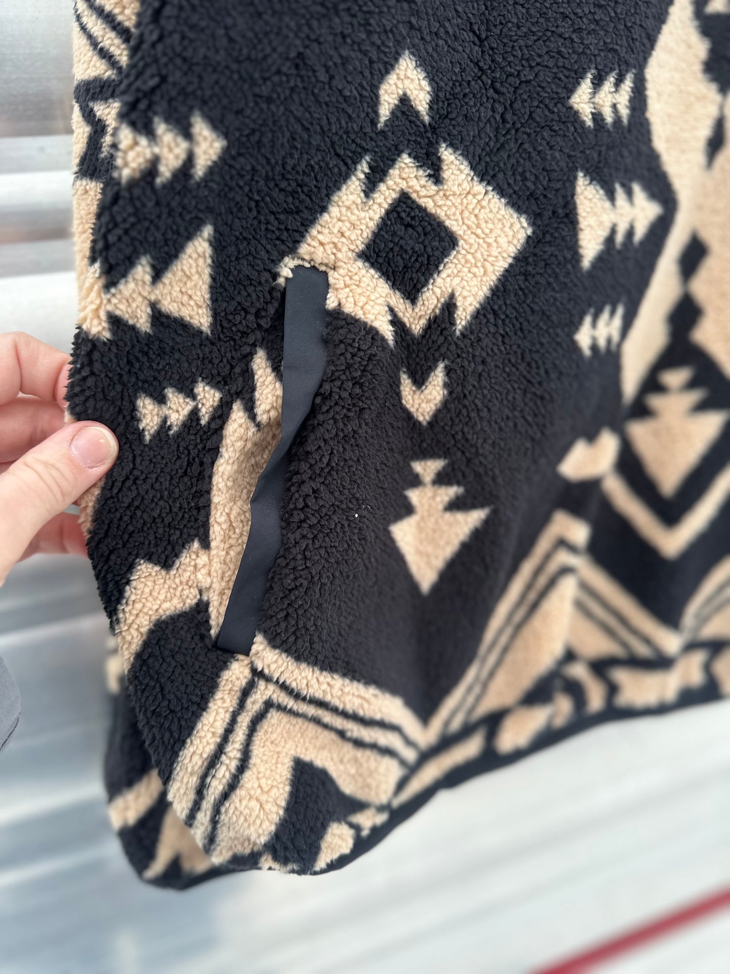 Laramie Aztec Sherpa Pullover