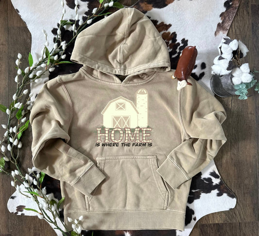 Home is Where the Farm Is | Youth Hoodie {XS to Large}