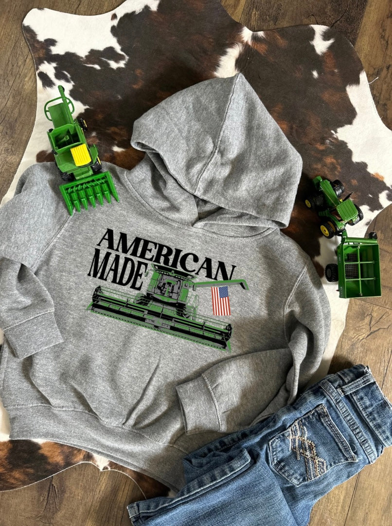 American Made {Green Combine}| Toddler + Youth Hoodie