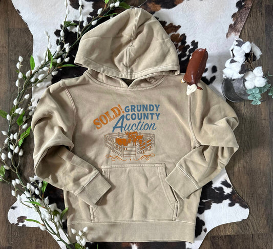 Grundy County Auction | Youth Hoodie {XS to Large}