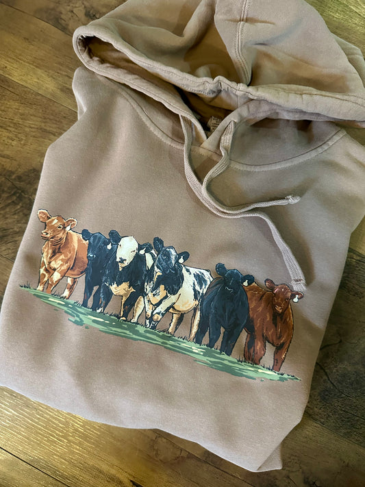 Cattle Round Up  | Adult Hoodie