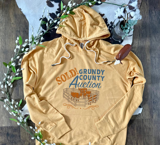Grundy County Auction | Adult Lightweight French Terry Hoodie