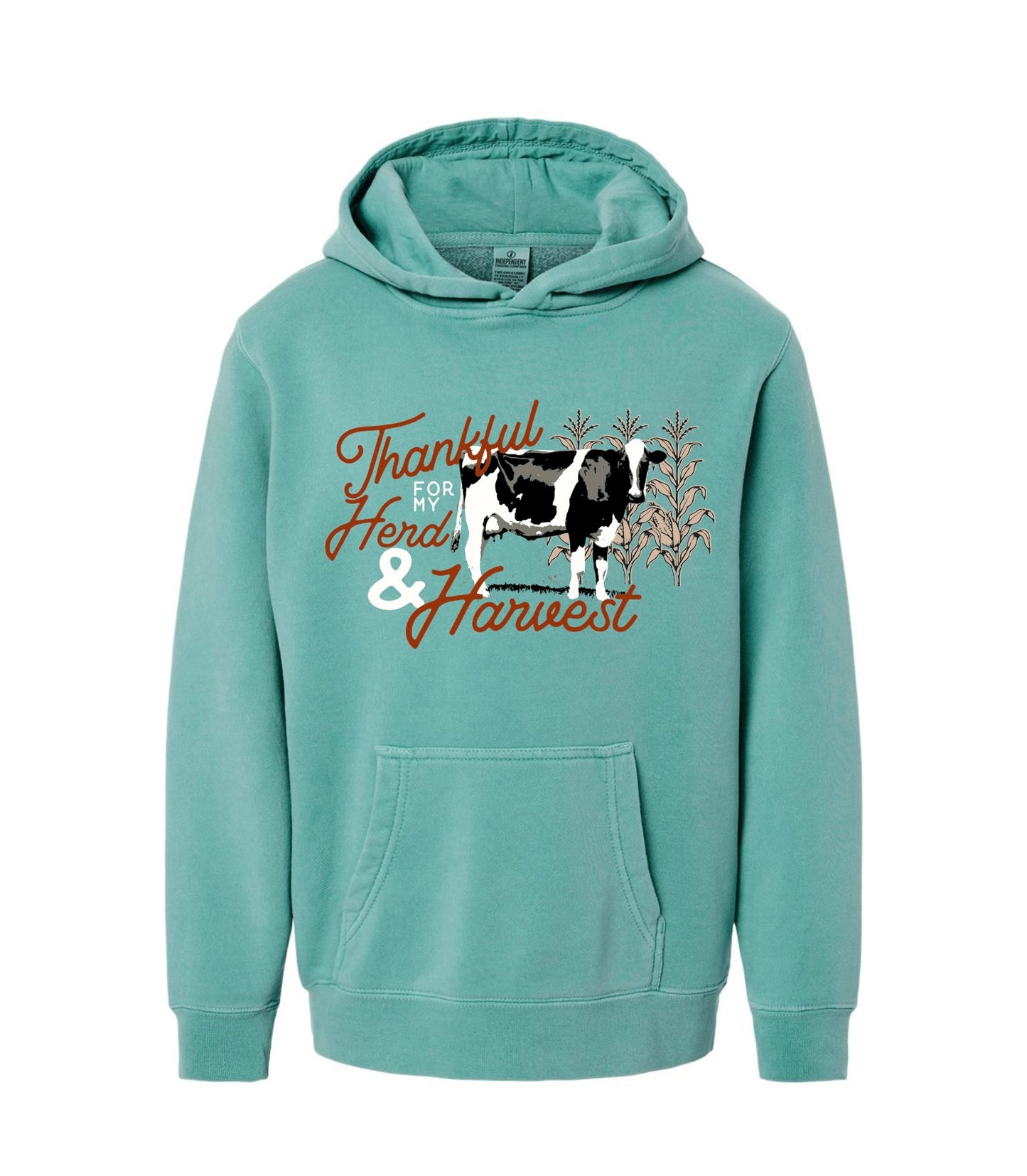 Thankful for my Dairy Herd & Harvest | Youth Hoodie {XS to Large}