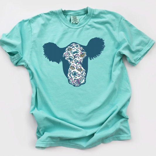 Spring Floral Baldie | Adult Tee