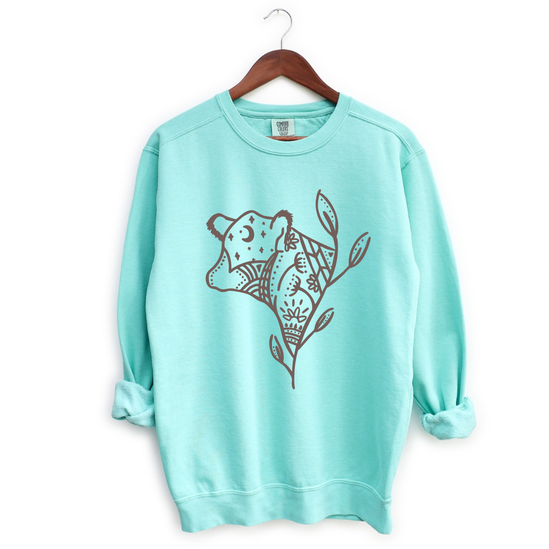 Boho Bovine | Adult Crewneck Pullover