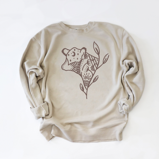 Boho Bovine | Adult Crewneck Pullover
