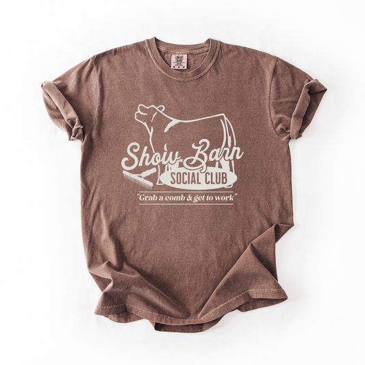 Show Barn Social Club (Cream) | Adult Tee