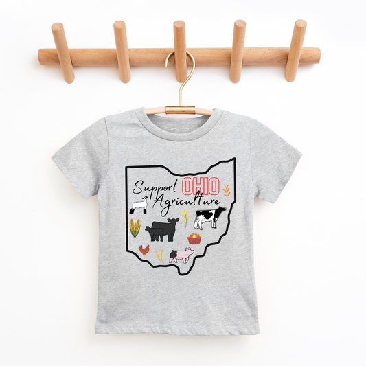 Support Ohio Agriculture | Toddler + Youth Tee