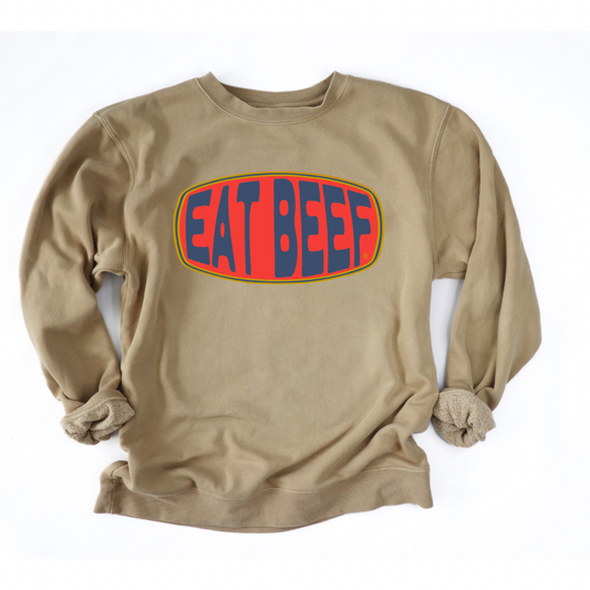 Eat Beef | Adult Crewneck Pullover