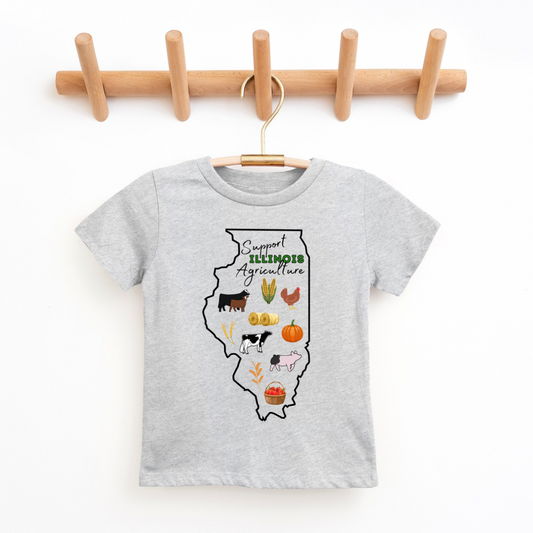Support Illinois Agriculture | Toddler + Youth Tee