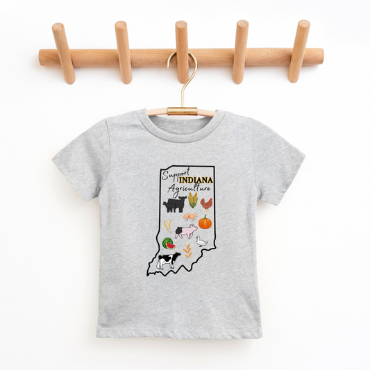 Support Indiana Agriculture | Toddler + Youth Tee