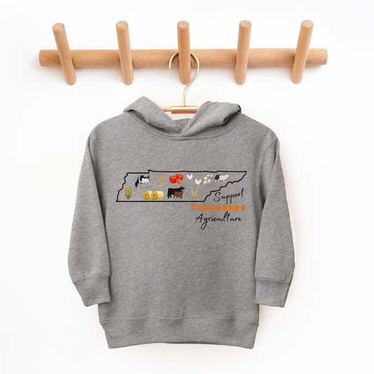 Support Tennessee Agriculture | Toddler + Youth Hoodie