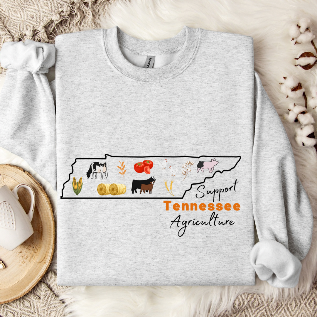 Support Tennessee Agriculture | Adult Crewneck