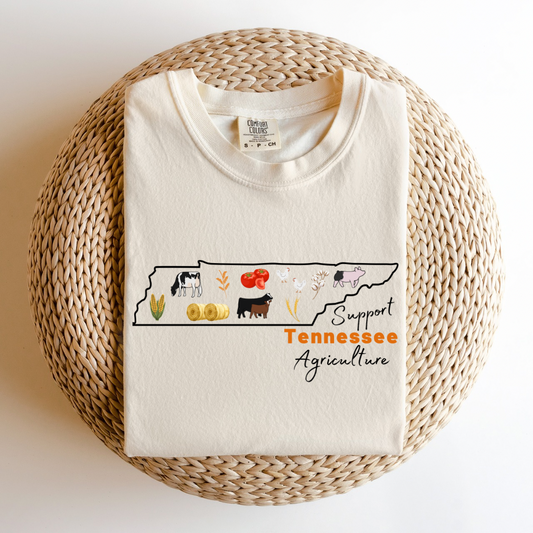 Support Tennessee Agriculture | Adult Tee (Long or Short Sleeve)