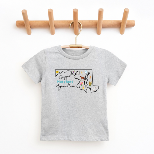 Support Maryland Agriculture | Toddler + Youth Tee