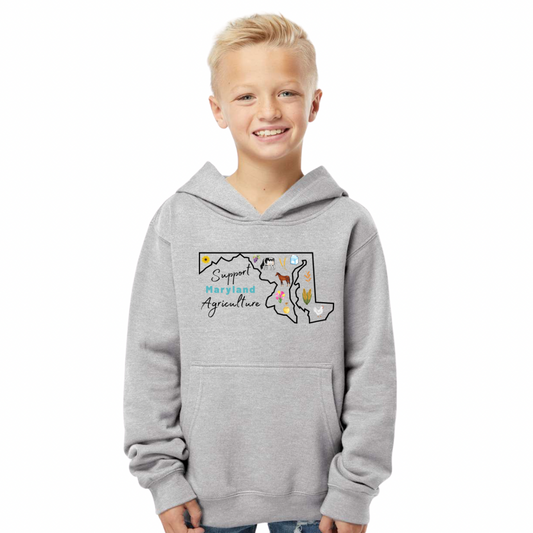 Support Maryland Agriculture | Toddler + Youth Hoodie