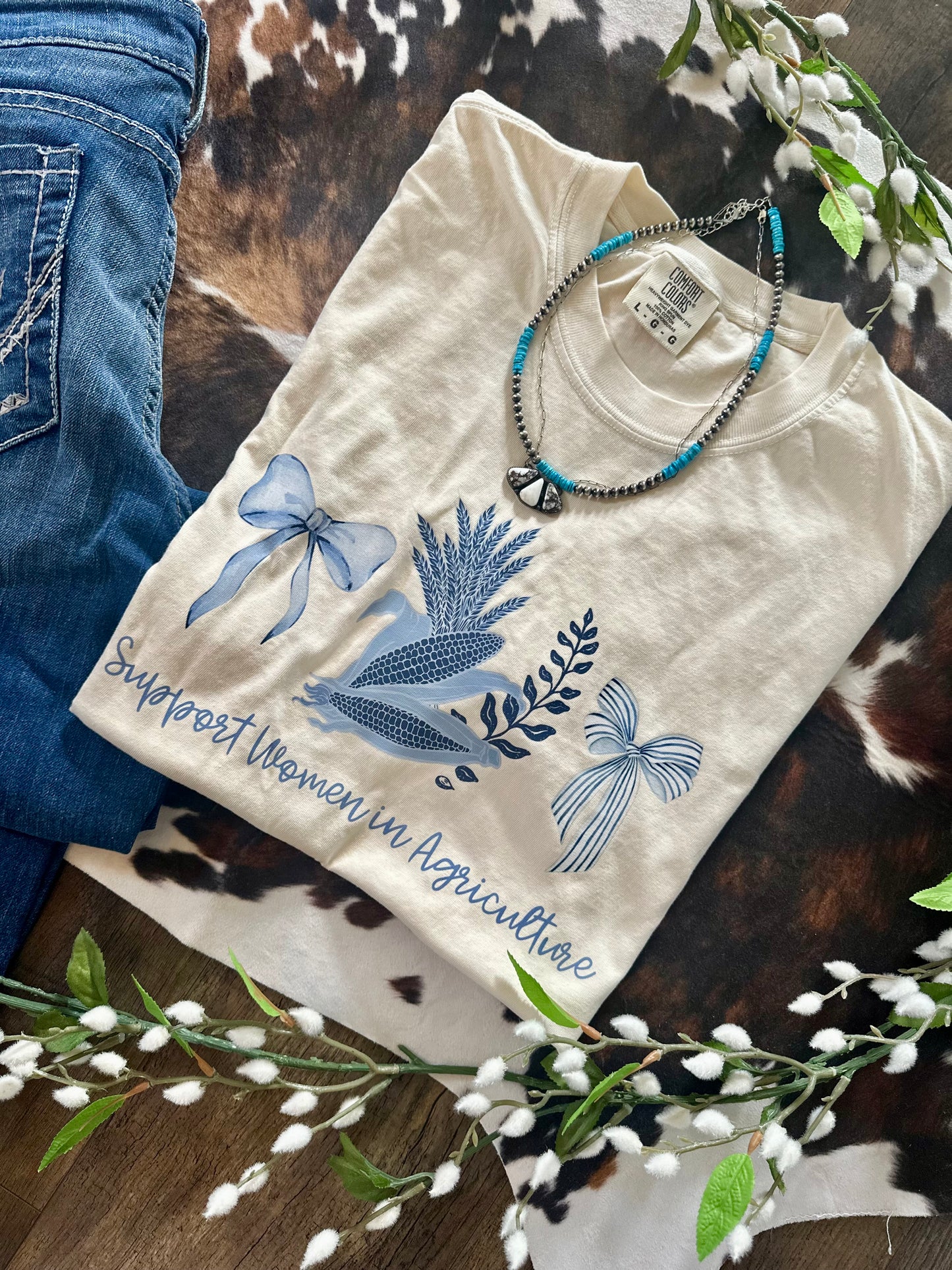 Support Women in Agriculture {Crops} | Adult Tee
