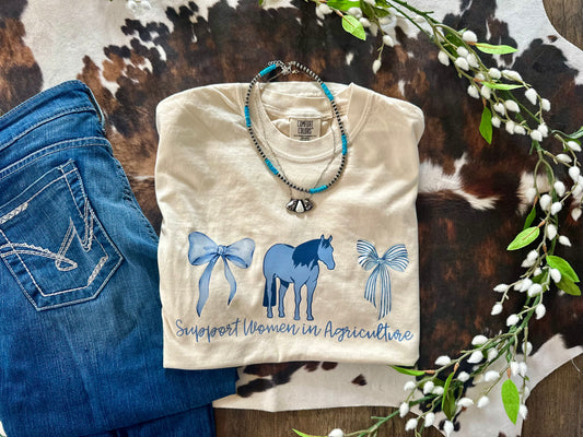 Support Women in Agriculture {Horse} | Adult Tee