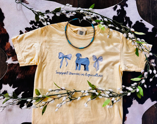 Support Women in Agriculture {Goat} |  Youth Tee