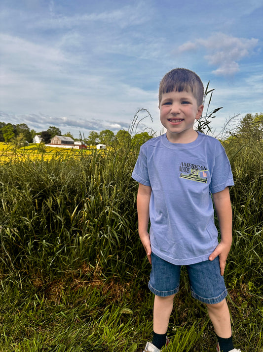 American Made {Green Combine} |  Youth Tee