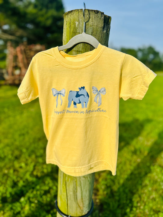 Support Women in Agriculture {Beef Cattle} |  Youth Tee