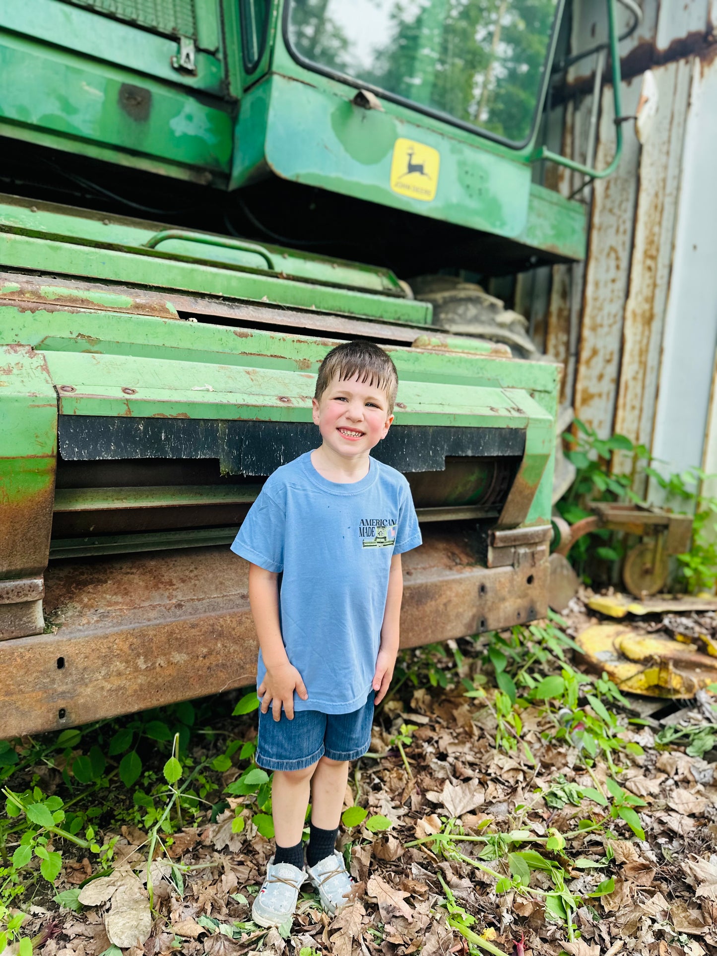 American Made {Green Combine} |  Youth Tee