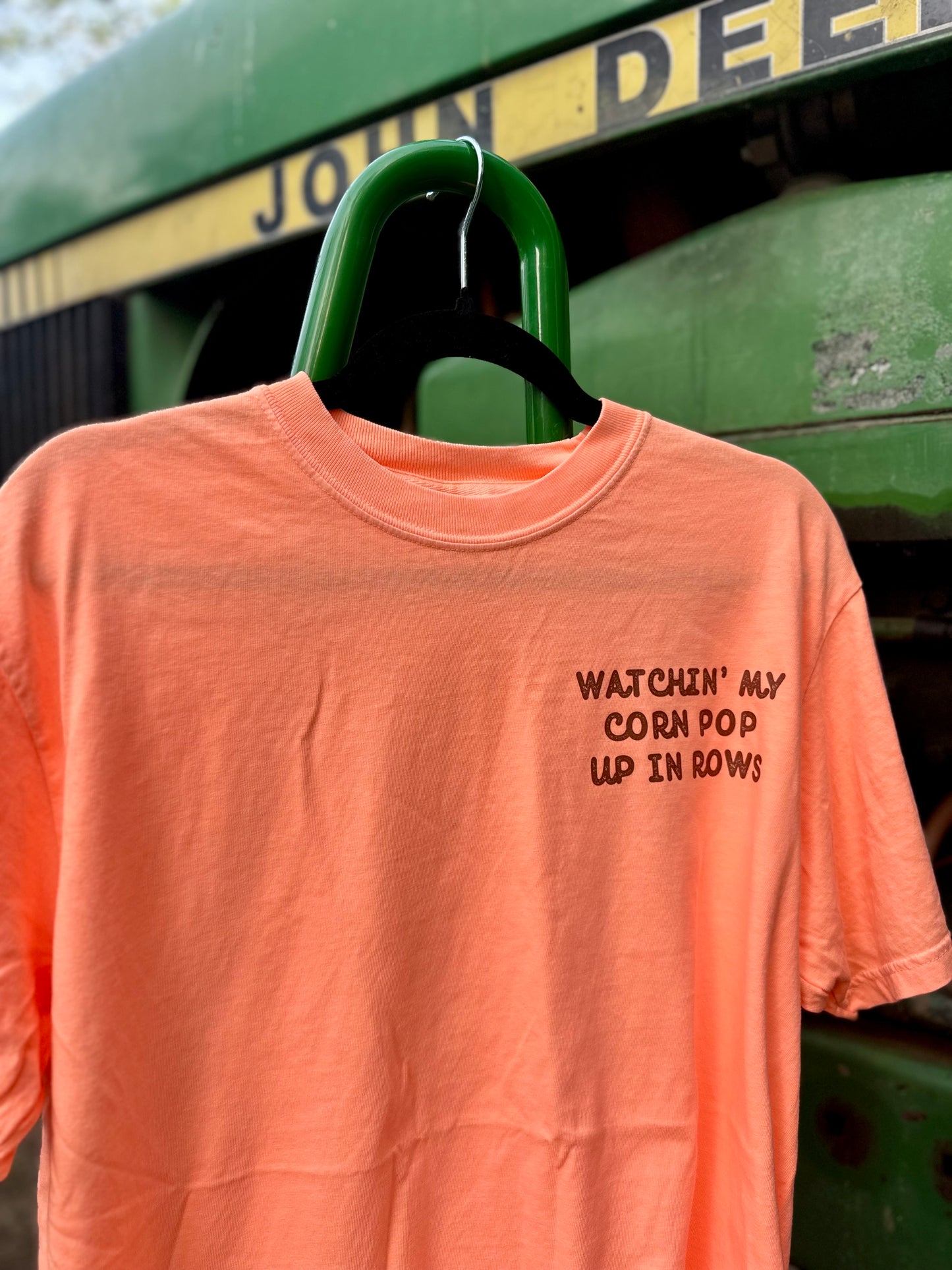 Watchin My Corn Pop Up in Rows | Adult Tee