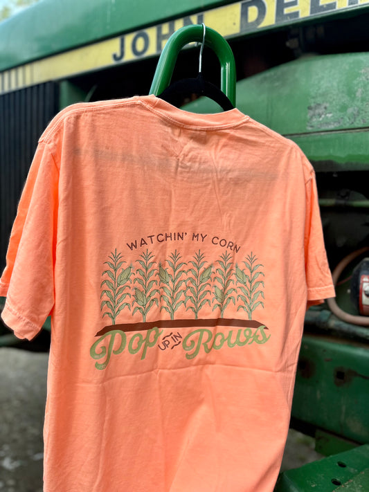 Watchin My Corn Pop Up in Rows | Adult Tee