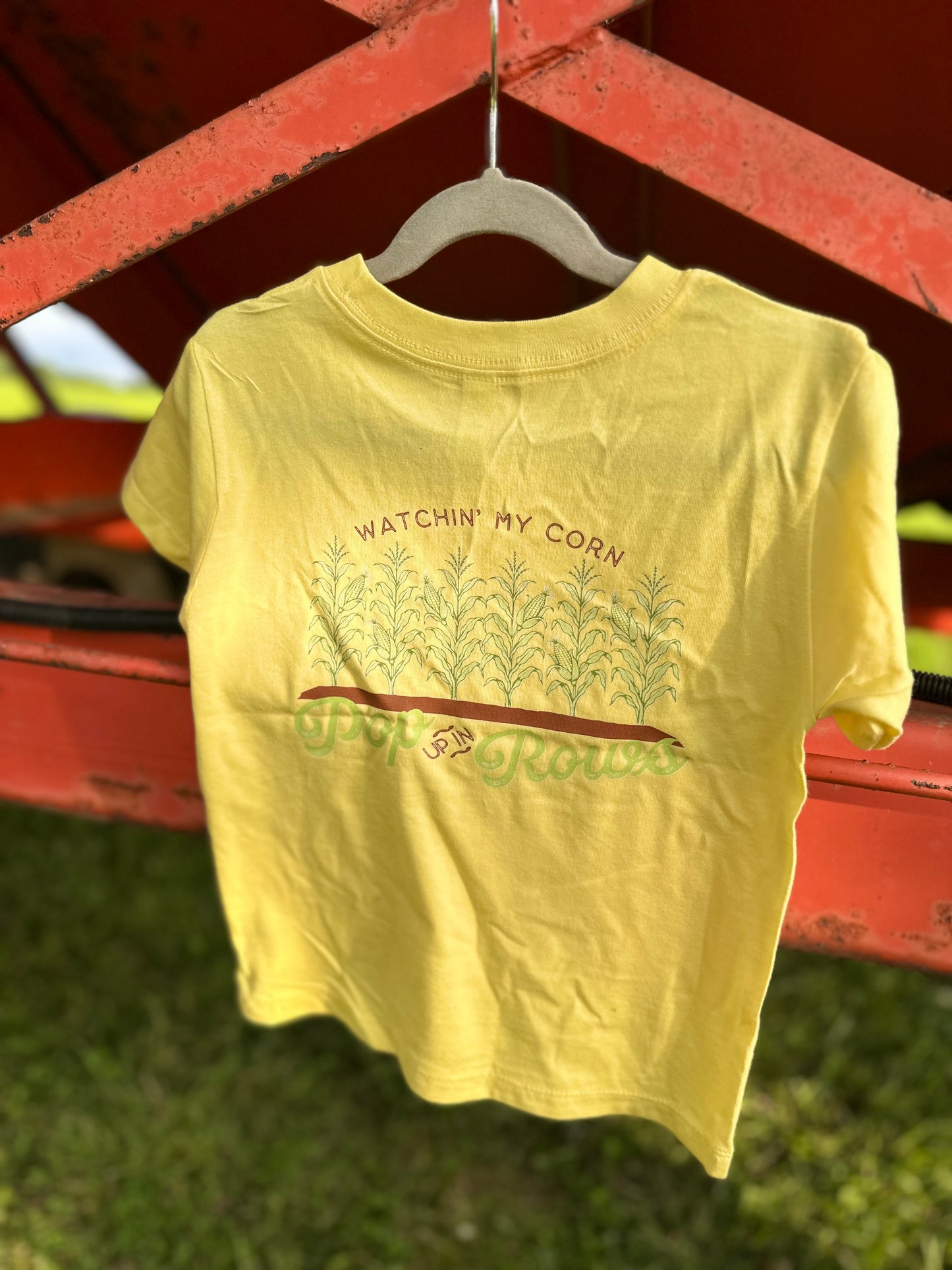 Watchin My Corn Pop Up in Rows | Infant + Toddler Tee