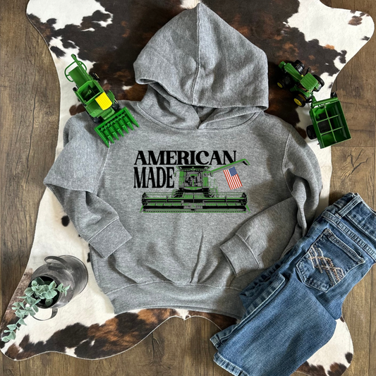 American Made {Green Combine}| Toddler + Youth Hoodie