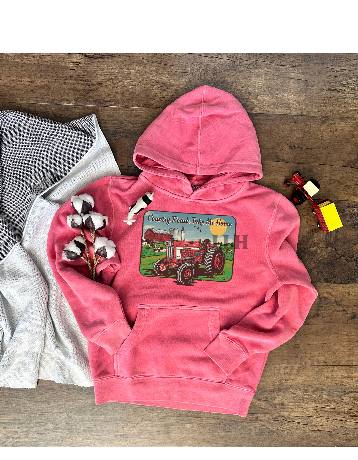 Country Roads // Tractor | Youth Hoodie {XS to Large}