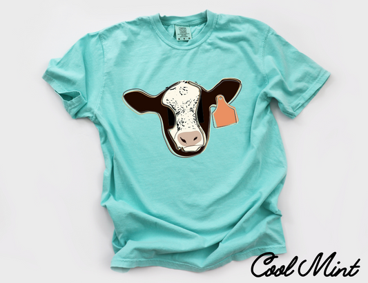 Baldie Calf | Comfort Colors Adult Tee