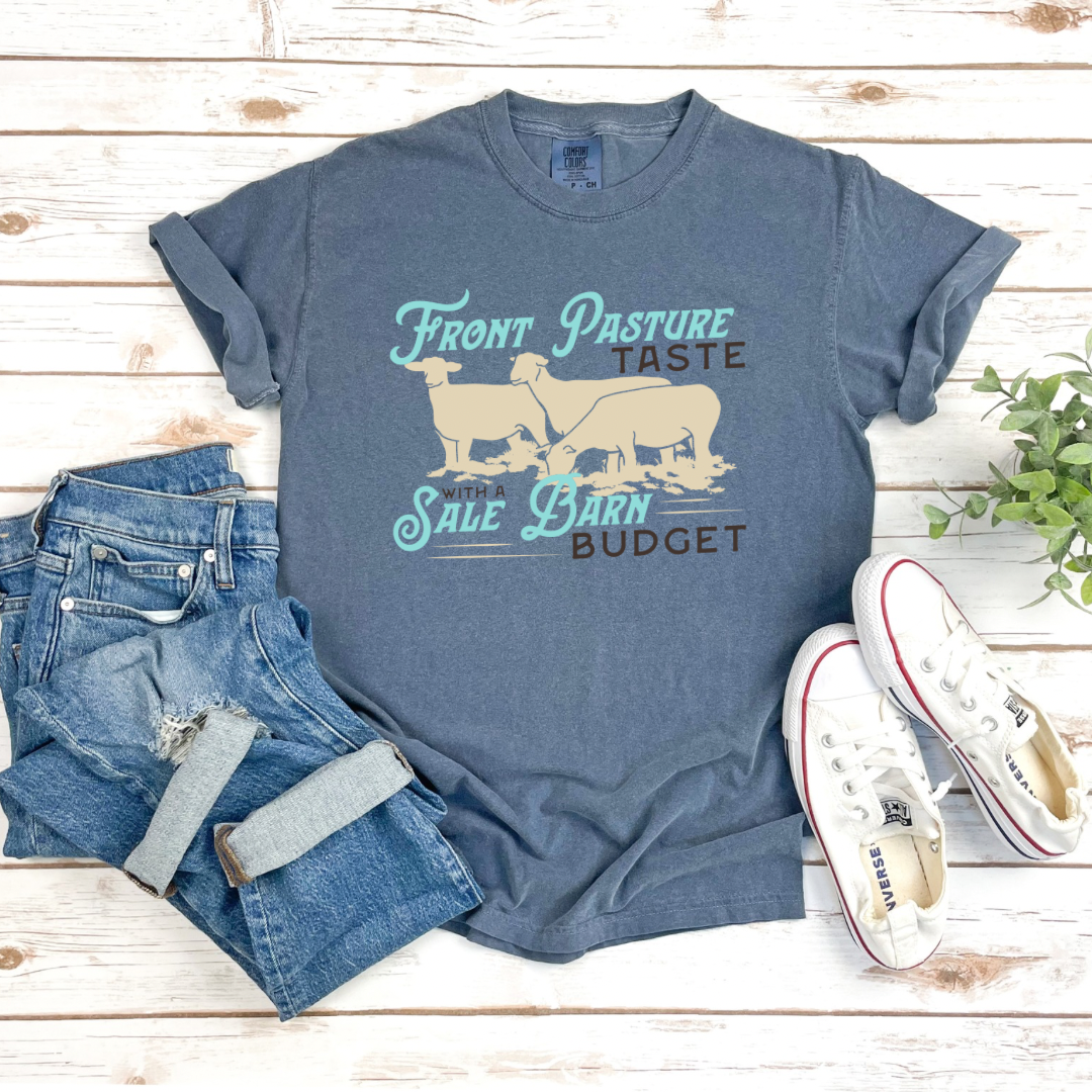 Front Pasture Taste, Sale Barn Budget // Sheep | Adult Tee
