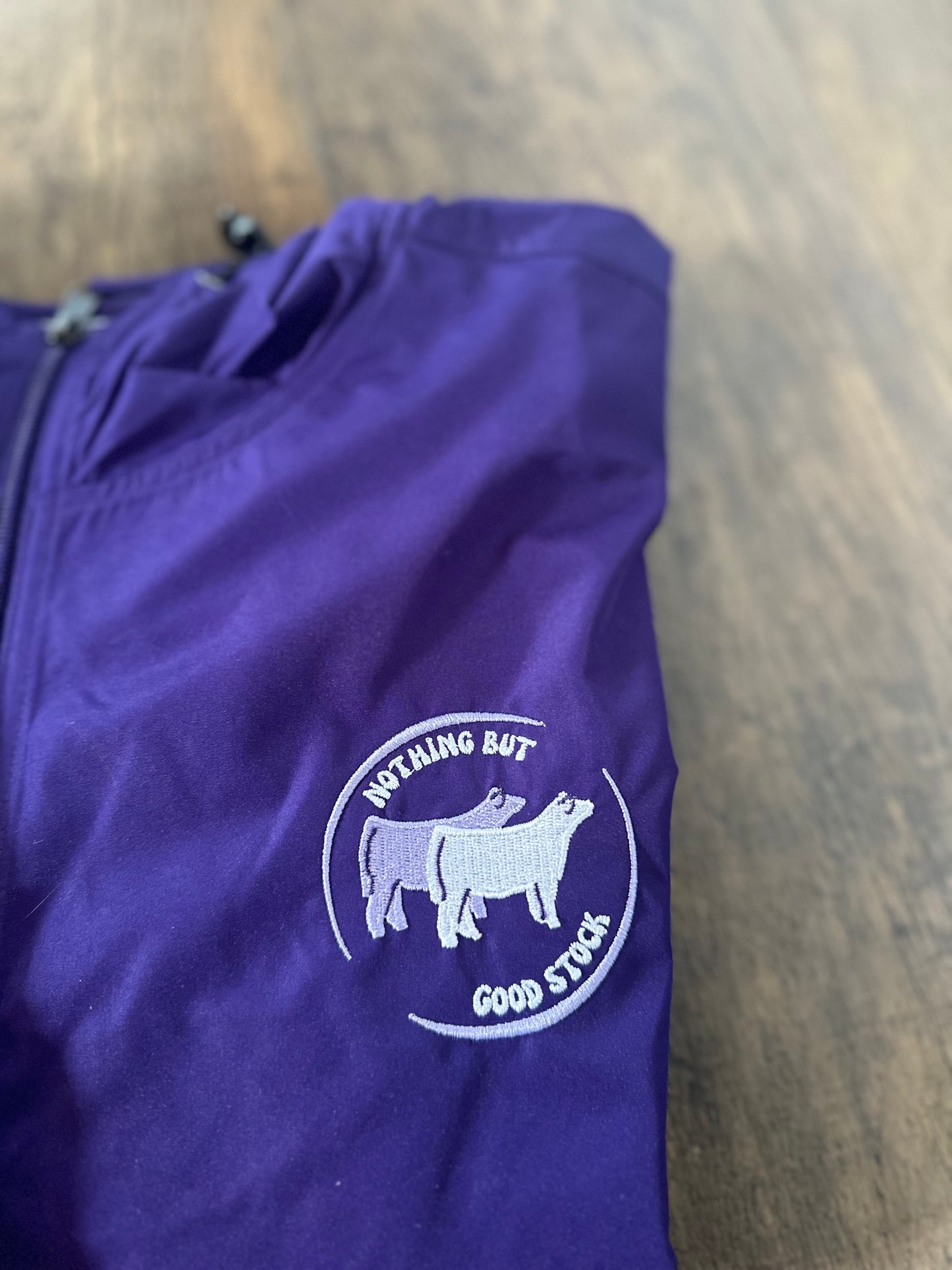 Livestock Windbreaker | Shades of Purple