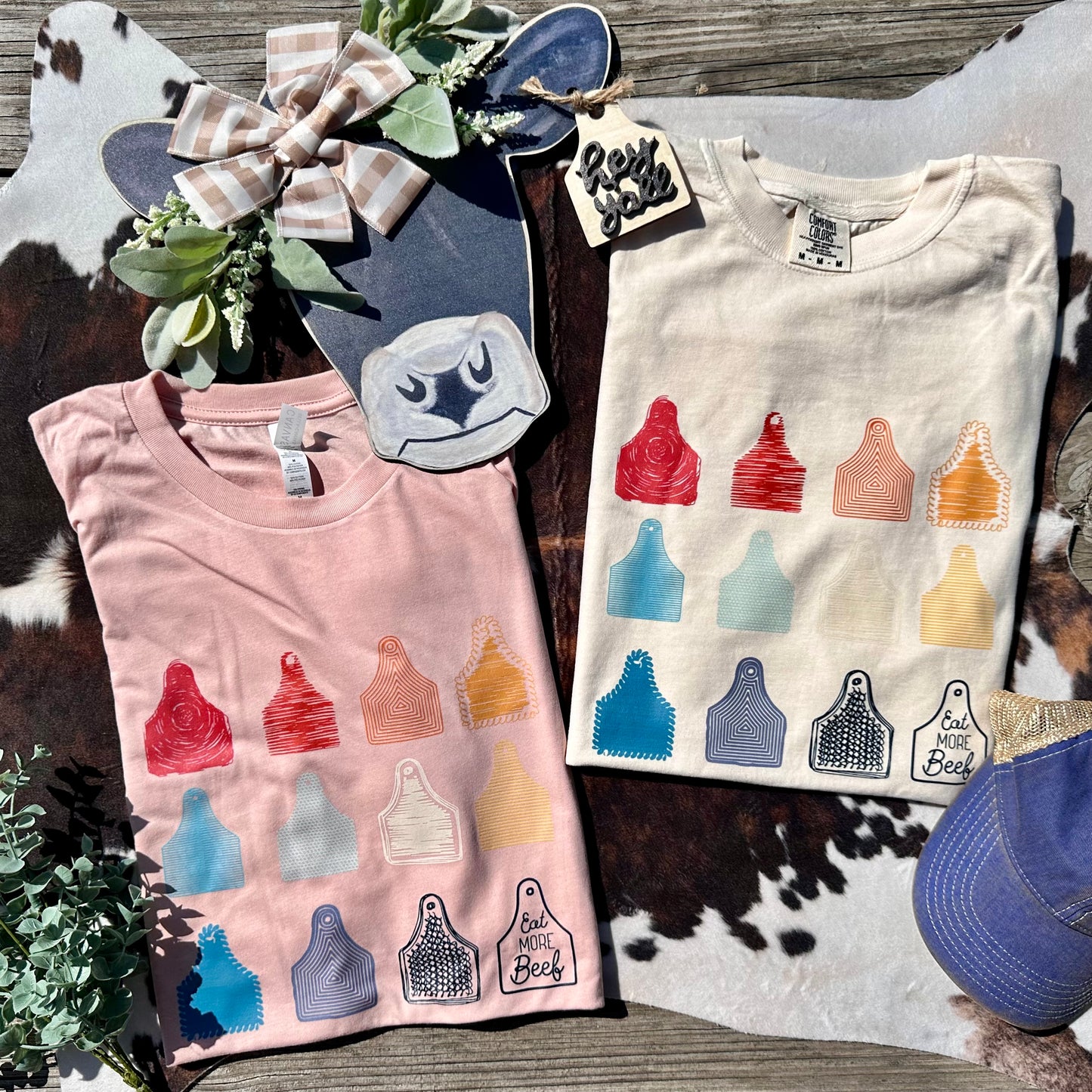 Beef Ear Tags | Adult Tee