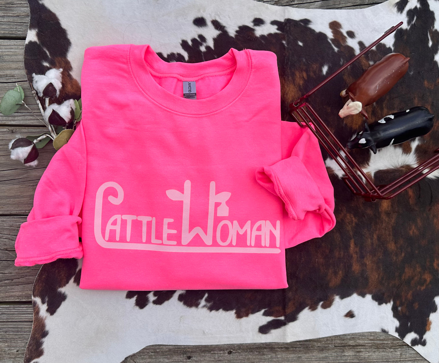 Cattlewoman | Adult Crewneck Pullover