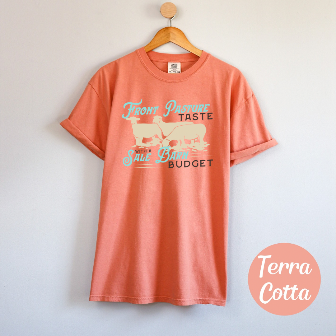 Front Pasture Taste, Sale Barn Budget // Sheep | Adult Tee