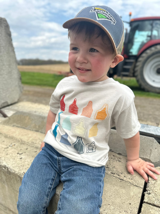 Beef Ear Tags | Toddler + Youth Tee