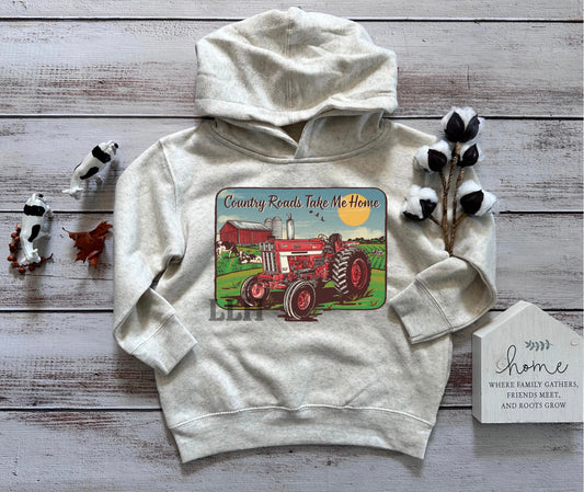Country Roads // Tractor | Toddler Hoodie
