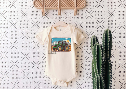 Big Green Tractor | Infant Onesie