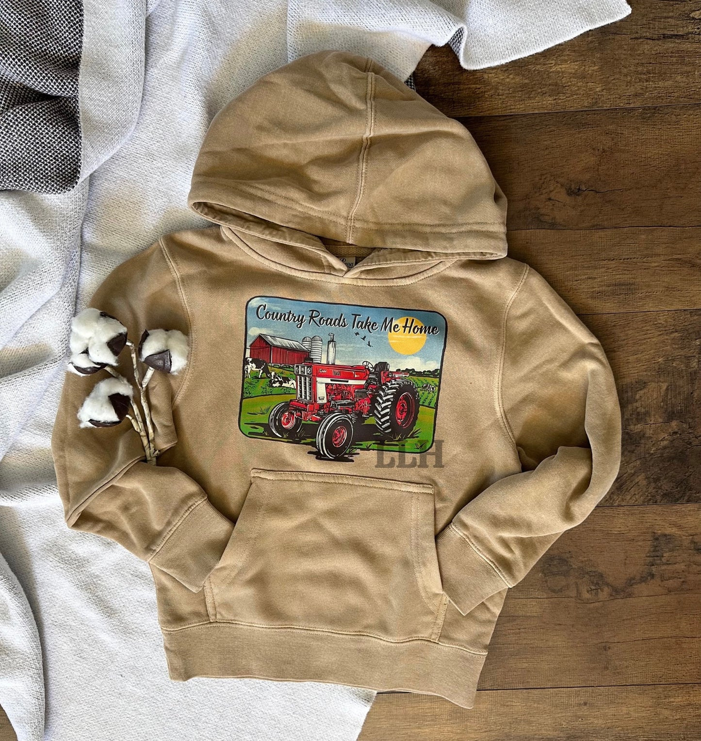 Country Roads // Tractor | Youth Hoodie {XS to Large}