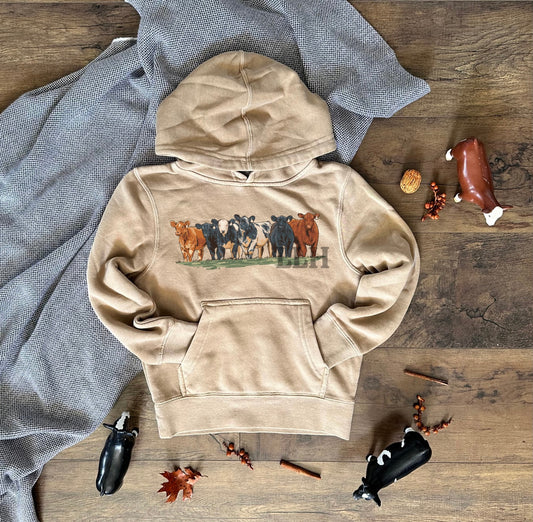 Cattle Round Up | Youth Hoodie {XS to Large}