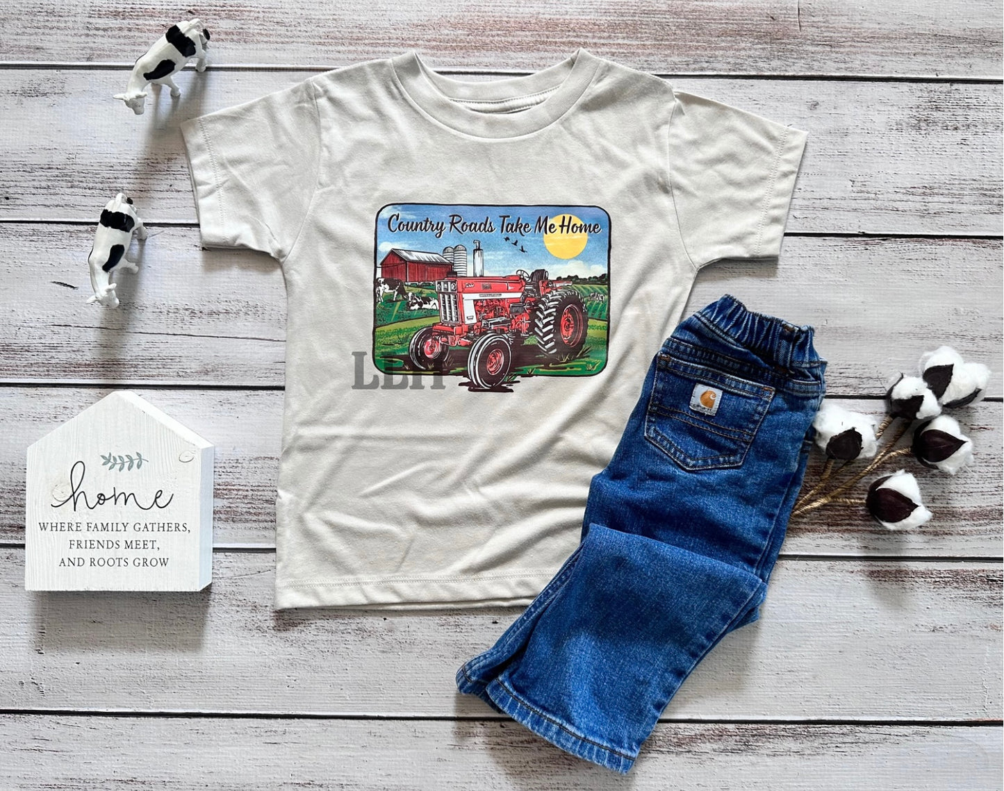 Country Roads // Tractor | Toddler + Youth Tee