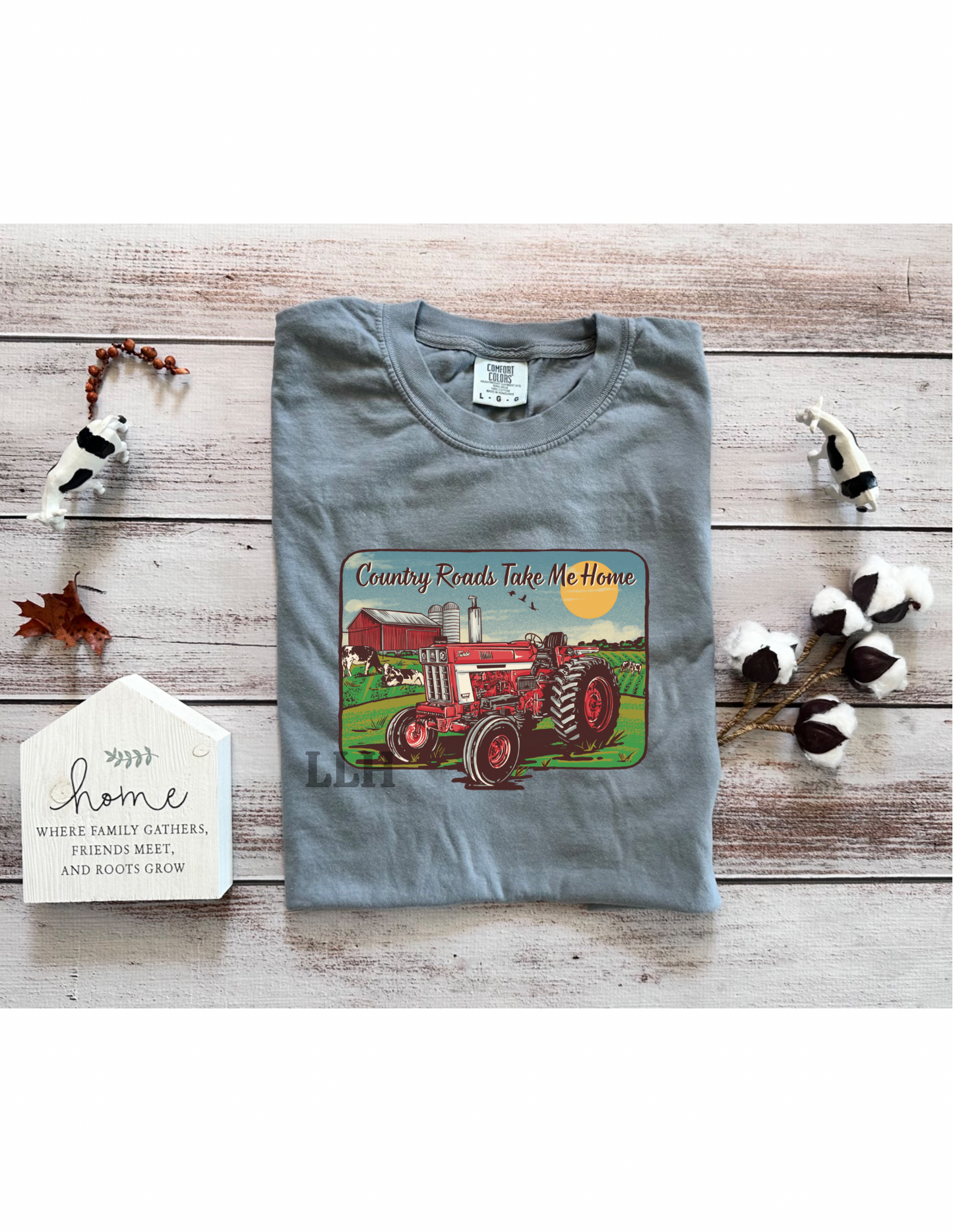 Country Roads // Tractor | Adult Tee